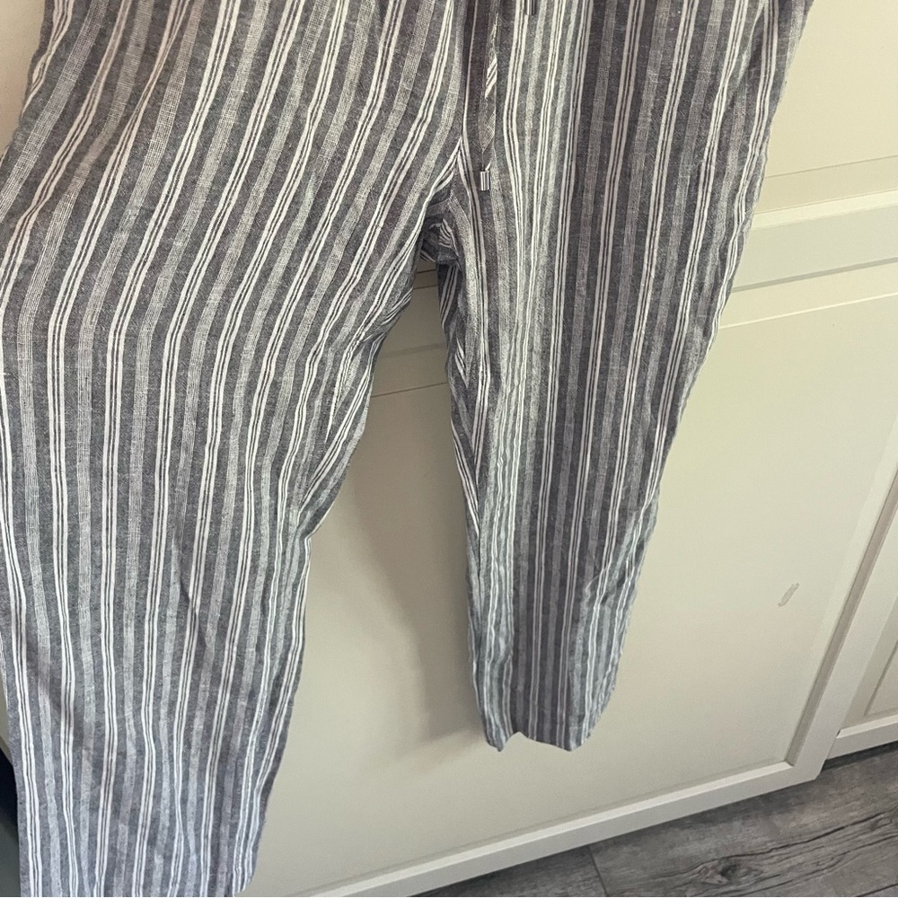 Rails Brooklyn Jumpsuit Gray And White Stripe 330… - image 7